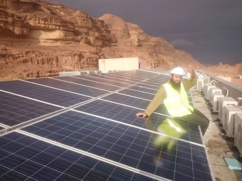 2016年，瑞峰在约旦32千瓦光伏项目