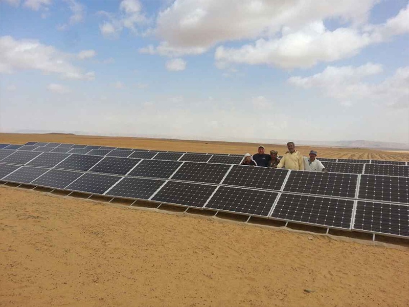 2015年5月，瑞峰在埃及亚历山大的78千瓦地面光伏电站项目