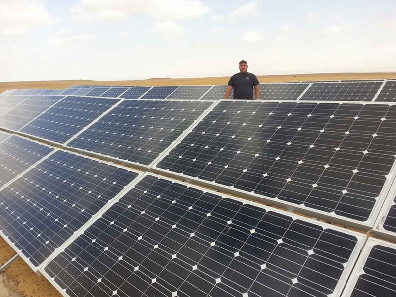2015年5月，瑞峰在埃及亚历山大的78千瓦地面光伏电站项目